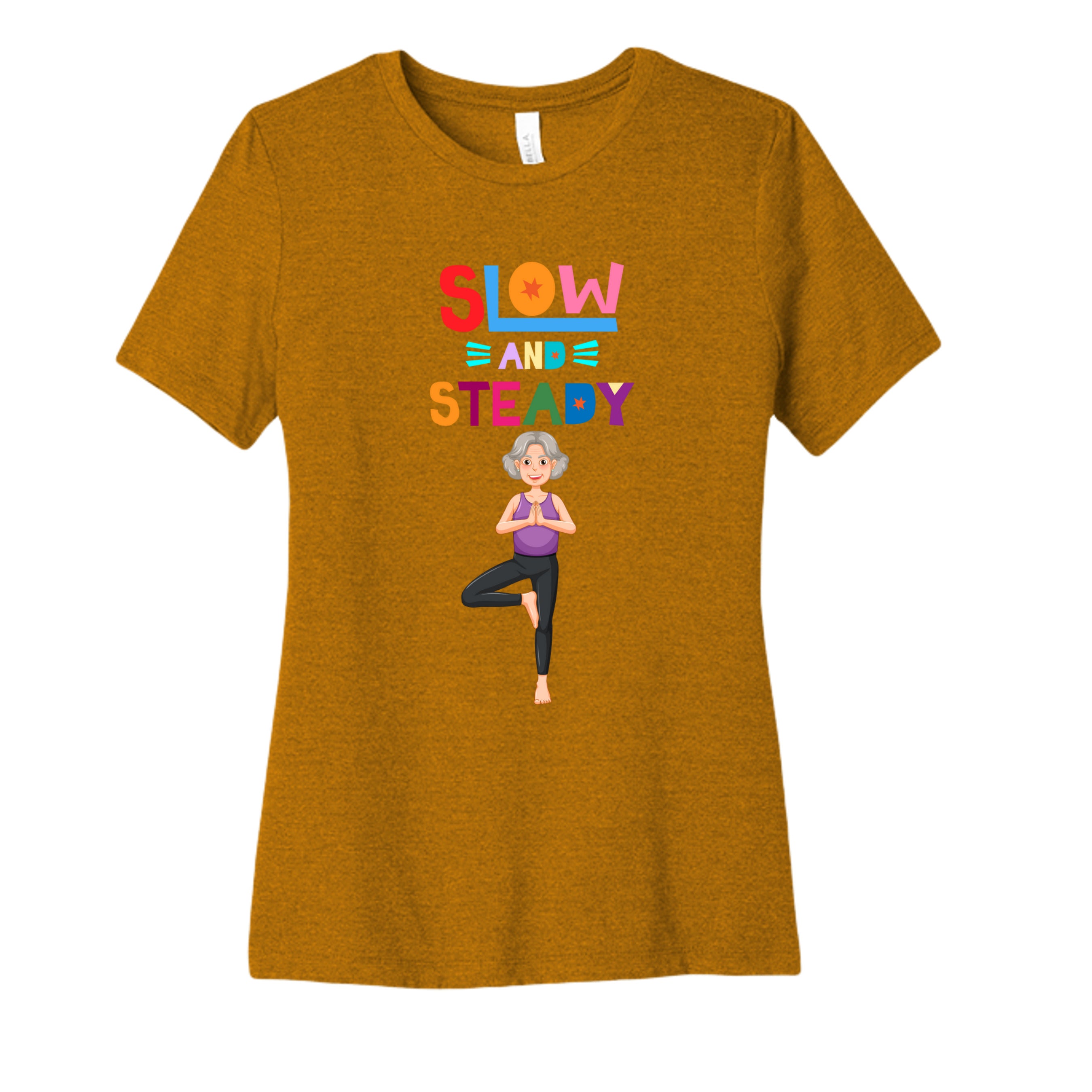 HEATHER MUSTARD - 6400CVC - FRONT